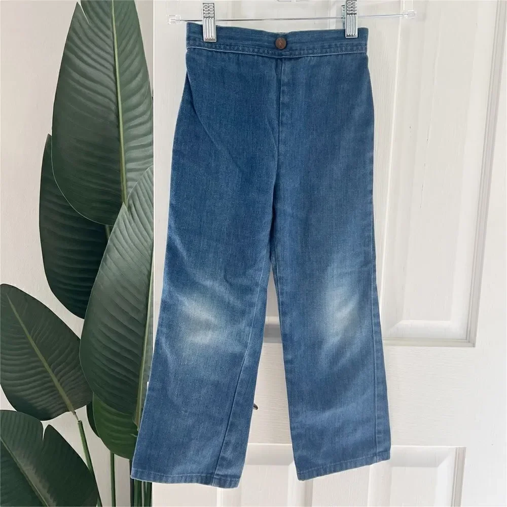 Vintage Disney Mickey Mouse Patch Jeans
